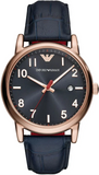 Emporio Armani Luigi Blue Dial Blue Leather Strap Watch for Men - AR11135 Authentic Buy Shop Now