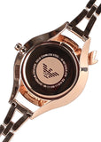 Emporio Armani Aurora Mother of Pearl Grey Dial Rose Gold Steel Strap Watch for Women - AR11139 Authentic Buy Shop Now