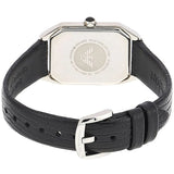 Emporio Armani Gioia Analog Mother of Pearl Dial Black Leather Strap Watch For Women - AR11148 Authentic Buy Shop Now