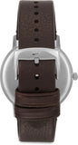 Emporio Armani Kappa Quartz Black Dial Brown Leather Strap Watch For Men - AR11153 Authentic Buy Shop Now