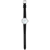 Emporio Armani Modern White Dial Black Leather Strap Watch For Women - AR11159 Authentic Buy Shop Now