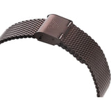 Emporio Armani Aviator Chronograph Grey Dial Brown Mesh Bracelet Watch For Men - AR11169 Authentic Buy Shop Now