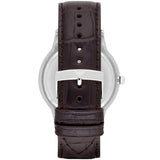 Emporio Armani Renato Quartz Black Dial Brown Leather Strap Watch For Men - AR11187 Authentic Buy Shop Now