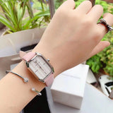 Emporio Armani Quartz White Dial Pink Leather Strap Watch For Women - AR11207 Authentic Buy Shop Now