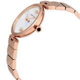 Emporio Armani Arianna Analog Mother of Pearl Dial Rose Gold Steel Strap Watch For Women - AR11196 Authentic Buy Shop Now