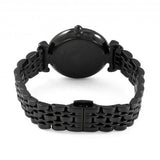 Emporio Armani Gianni T Bar All Black Diamond Dial Watch For Women - AR11245 Authentic Buy Shop Now