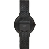 Emporio Armani Kappa Black Dial Black Mesh Strap Watch for Women - AR11252 Authentic Buy Shop Now