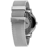 Emporio Armani Luigi Analog Black Dial Silver Mesh Bracelet Watch For Men - AR11272 Authentic Buy Shop Now