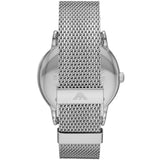 Emporio Armani Luigi Analog Black Dial Silver Mesh Bracelet Watch For Men - AR11272 Authentic Buy Shop Now