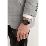Emporio Armani Gianni T Bar Analog Black Dial Black Steel Strap Watch For Men - AR11299 Authentic Buy Shop Now
