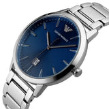 Emporio Armani Ruggero Blue Dial Silver Steel Strap Watch for Men - AR11311 Authentic Buy Shop Now