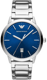 Emporio Armani Ruggero Blue Dial Silver Steel Strap Watch for Men - AR11311 Authentic Buy Shop Now