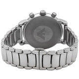 Emporio Armani Luigi Chronograph Black Dial Silver Steel Strap Watch For Men - AR11324 Authentic Buy Shop Now