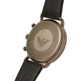 Emporio Armani Aviator Green Dial Brown Leather Strap Watch for Men - AR11334 Authentic Buy Shop Now
