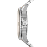Emporio Armani Diver Quartz Brown Dial Two Tone Steel Strap Watch For Men - AR11340 Authentic Buy Shop Now
