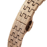 Emporio Armani Gianni T Bar Quartz Rose Gold Dial Rose Gold Steel Strap Watch For Women - AR11342 Authentic Buy Shop Now