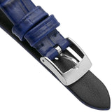 Emporio Armani Gianni T Bar Quartz Crystals Silver Dial Blue Leather Strap Watch For Women - AR11344 Authentic Buy Shop Now