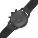 Emporio Armani Luigi Analog Blue Dial Black Leather Strap Watch For Men - AR11351 Authentic Buy Shop Now