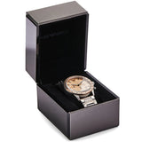 Emporio Armani Mario Chronograph Beige Dial Silver Steel Strap Watch For Men - AR11352 Authentic Buy Shop Now
