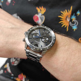 Emporio Armani Chronograph Grey Dial Two Tone Steel Strap Watch For Men - AR11391 Authentic Buy Shop Now