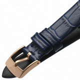 Emporio Armani Gianni T-Bar Quartz Blue Dial Blue Leather Strap Watch for Women - AR11424 Authentic Buy Shop Now