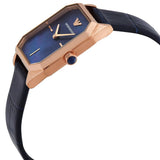 Emporio Armani Gioia Quartz Mother of Pearl Blue Dial Blue Leather Strap Watch For Women - AR11426 Authentic Buy Shop Now