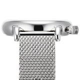 Emporio Armani Luigi Chronograph Quartz Black Dial Silver Mesh Bracelet Watch For Men - AR11429 Authentic Buy Shop Now
