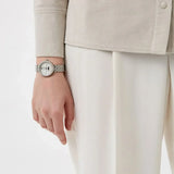 Emporio Armani Rosa Quartz Mother of Pearl Dial Silver Steel Strap Watch For Women - AR11461 Authentic Buy Shop Now