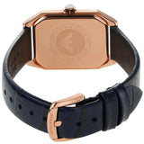 Emporio Armani Gianni T Bar Quartz Mother of Pearl Dial Blue Leather Strap Watch For Women - AR11466 Authentic Buy Shop Now