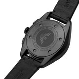 Emporio Armani Claudio Chronograph Black Dial Black Leather Strap Watch For Men - AR11483 Authentic Buy Shop Now