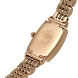 Emporio Armani Two Hand Diamonds Burgundy Dial Rose Gold Steel Strap Watch For Women - AR11488 Authentic Buy Shop Now