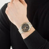 Emporio Armani Paolo Chronograph Grey Dial Two Tone Steel Strap Watch For Men - AR11527 Authentic Buy Shop Now