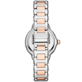 Emporio Armani Mia Three Hand Moonphase Mother of Pearl Dial Two Tone Steel Strap Watch For Women - AR11567 Authentic Buy Shop Now