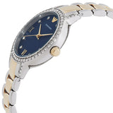 Emporio Armani Cleo Blue Dial Two Tone Steel Strap Watch for Women - AR11576 Authentic Buy Shop Now