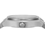 Emporio Armani Federica Three-Hand Date Blue Dial Silver Steel Strap Watch For Women - AR11593 Authentic Buy Shop Now