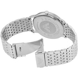 Emporio Armani Minimalist Silver Dial Silver Steel Strap Watch for Men - AR11599 Authentic Buy Shop Now