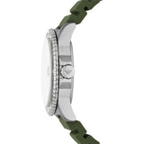 Emporio Armani World Explorer Green Dial Green Silicone Strap Watch for Men - AR11638 Authentic Buy Shop Now