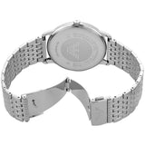 Emporio Armani Minimalist Green Dial Silver Steel Strap Watch for Men - AR11644 Authentic Buy Shop Now