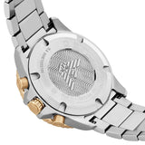 Emporio Armani World Explorer Solar Powered Chronograph Black Dial Two Tone Steel Strap Watch for Men - AR11680 Authentic Buy Shop Now