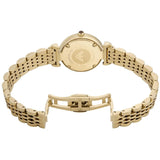 Emporio Armani Gianni T-Bar Brown Dial Gold Steel Strap Watch for Women - AR11703 Authentic Buy Shop Now