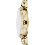 Emporio Armani Gianni T-Bar Brown Dial Gold Steel Strap Watch for Women - AR11703 Authentic Buy Shop Now
