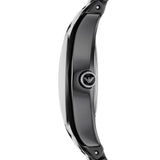 Emporio Armani Ceramica Quartz Black Dial Black Steel Strap Watch For Women - AR1402 Authentic Buy Shop Now