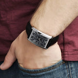 Emporio Armani Classic Analog Black Dial Black Leather Strap Strap Watch For Men - AR1604 Authentic Buy Shop Now