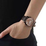 Emporio Armani Valente Classic Brown Dial Brown Leather Strap Watch For Men - AR1609 Authentic Buy Shop Now