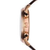 Emporio Armani Classic Large Chronograph Brown Dial Brown Leather Strap Watch for Men - AR1616 Authentic Buy Shop Now