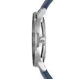 Emporio Armani Analog Quartz Blue Dial Blue Leather Strap Watch For Men - AR1647 Authentic Buy Shop Now