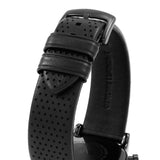 Emporio Armani Luigi Chronograph Black Dial Black Leather Strap Watch For Men - AR1737 Authentic Buy Shop Now