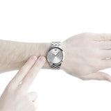 Emporio Armani Classic Quartz Silver Dial Silver Steel Strap Watch For Men - AR1745 Authentic Buy Shop Now