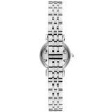 Emporio Armani Classic Gianni T Bar Crystals Pink Dial Silver Steel Strap Watch For Women - AR1781 Authentic Buy Shop Now