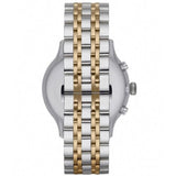 Emporio Armani Classic Blue Dial Two Tone Steel Strap Watch For Men - AR1847 Authentic Buy Shop Now